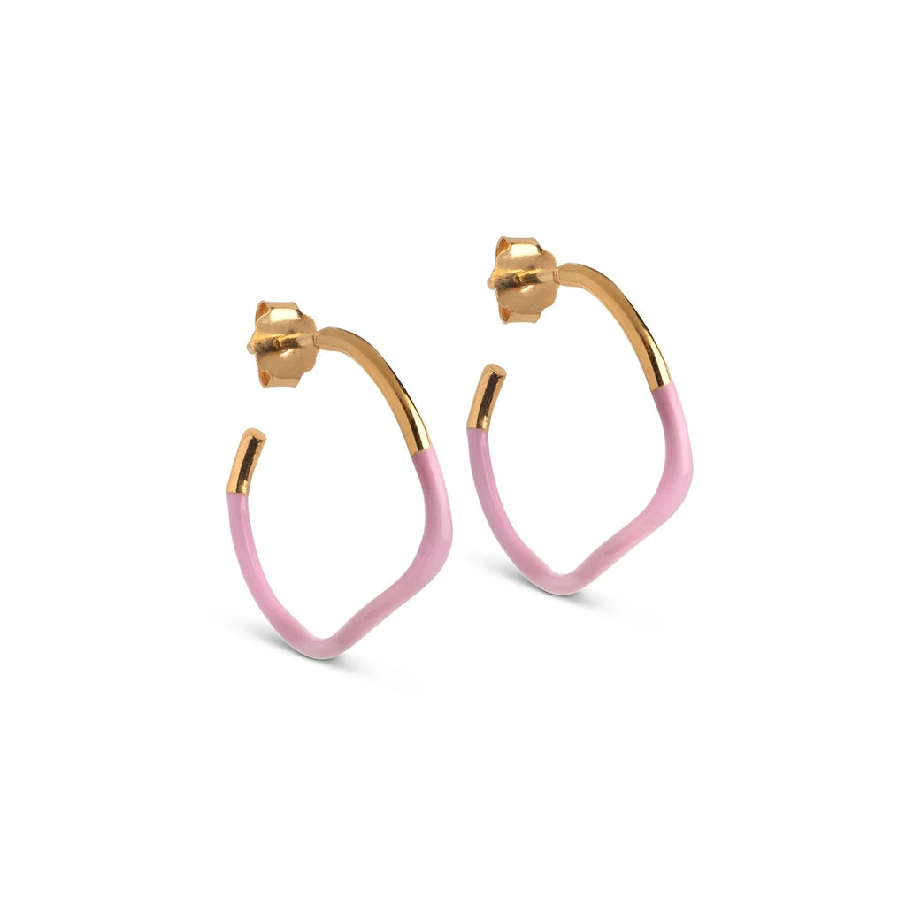 Light Pink Sway Hoops