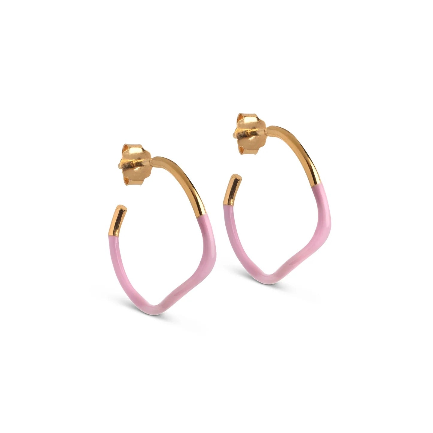Light Pink Sway Hoops
