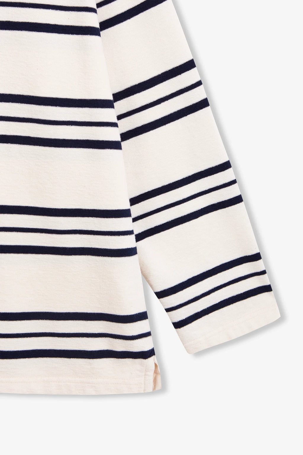 Dark Navy Stripe Terry T-shirt