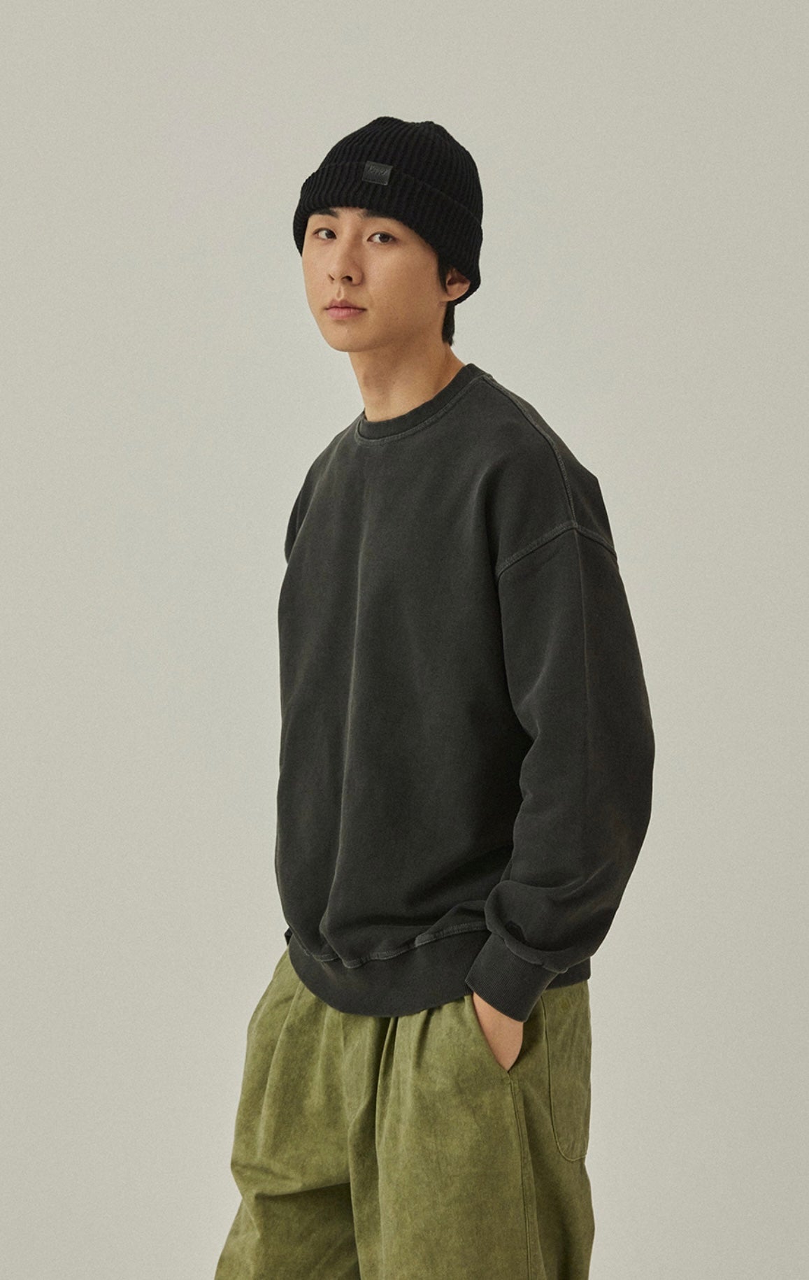 Dark Grey Pigment Sweatshirt