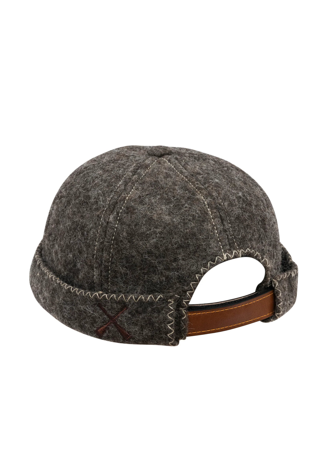 Brown Wool Felt Miki Artisanal Hat