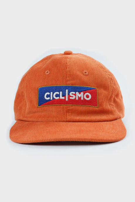 Orange Ciclismo Corduroy Hat