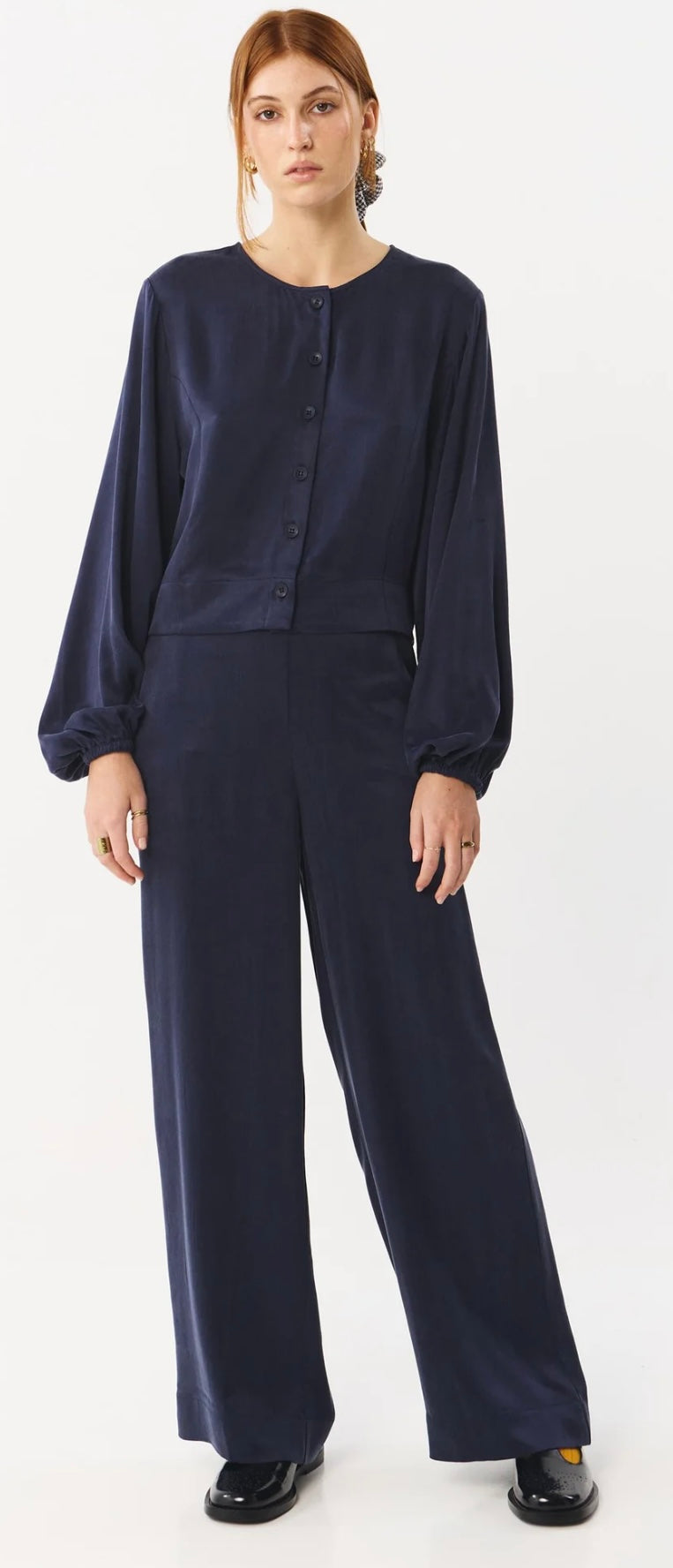 Tay Dark Blue Trousers