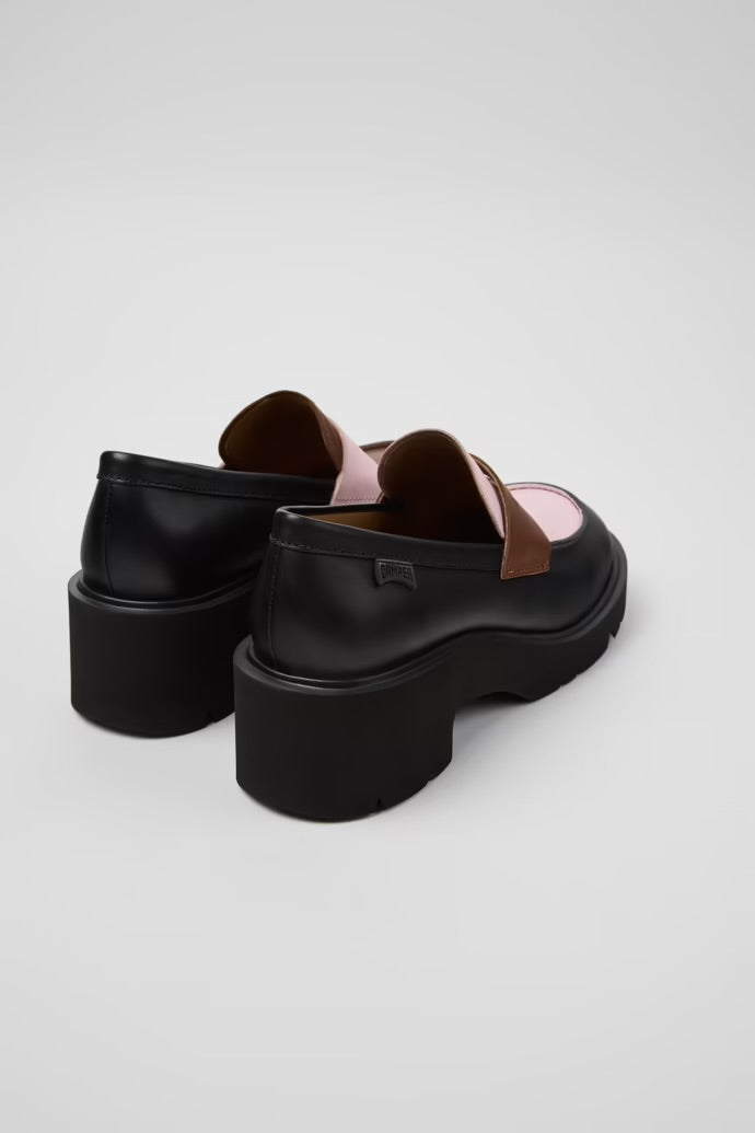 Twin Multicolour Leather Loafers