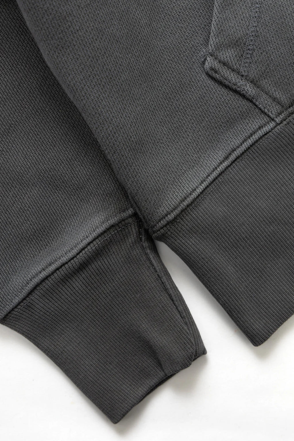 Washed Black Loopback Hoodie