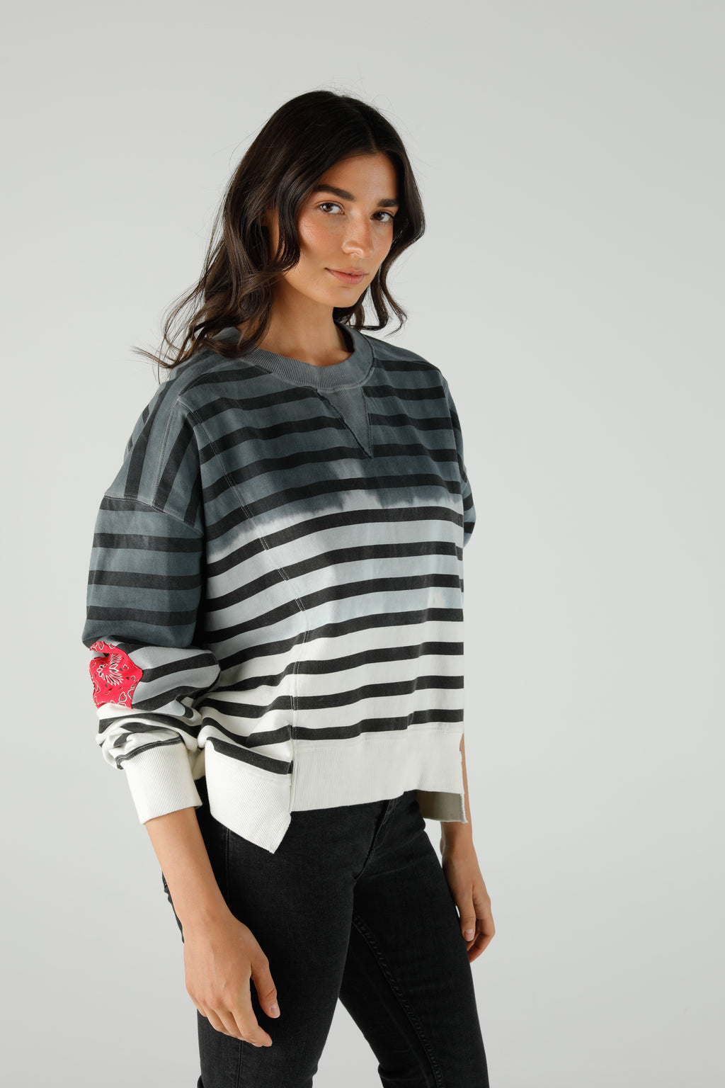 Slate Stripe Sweat