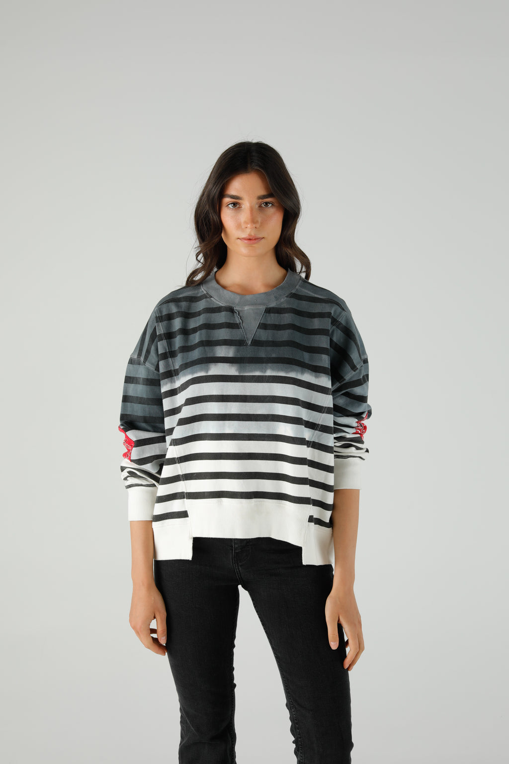 Slate Stripe Sweat