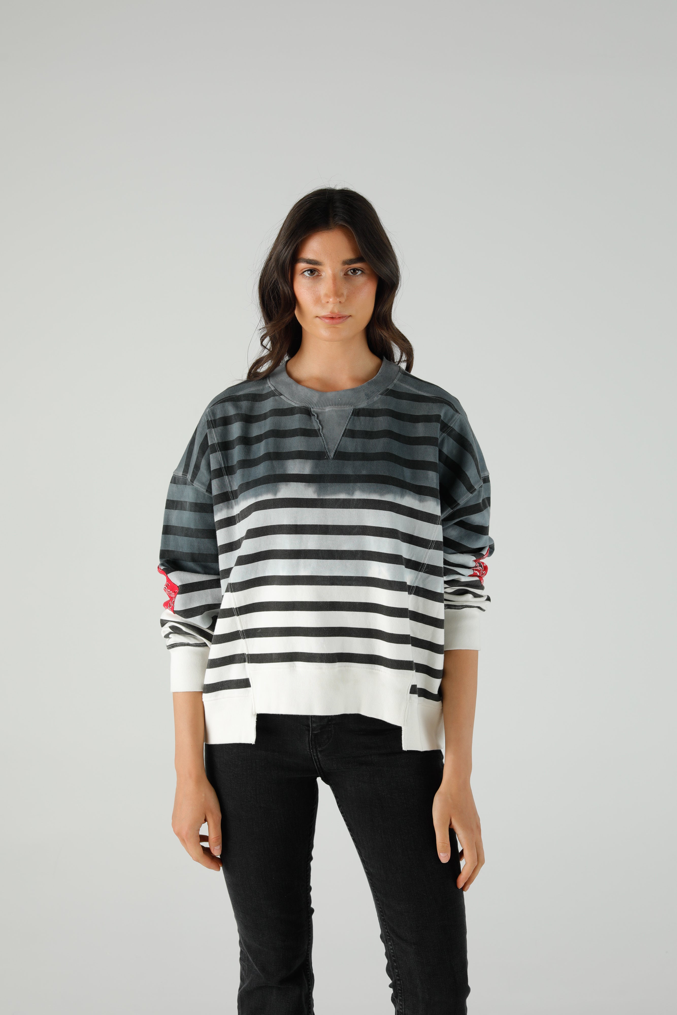 Slate Stripe Sweat
