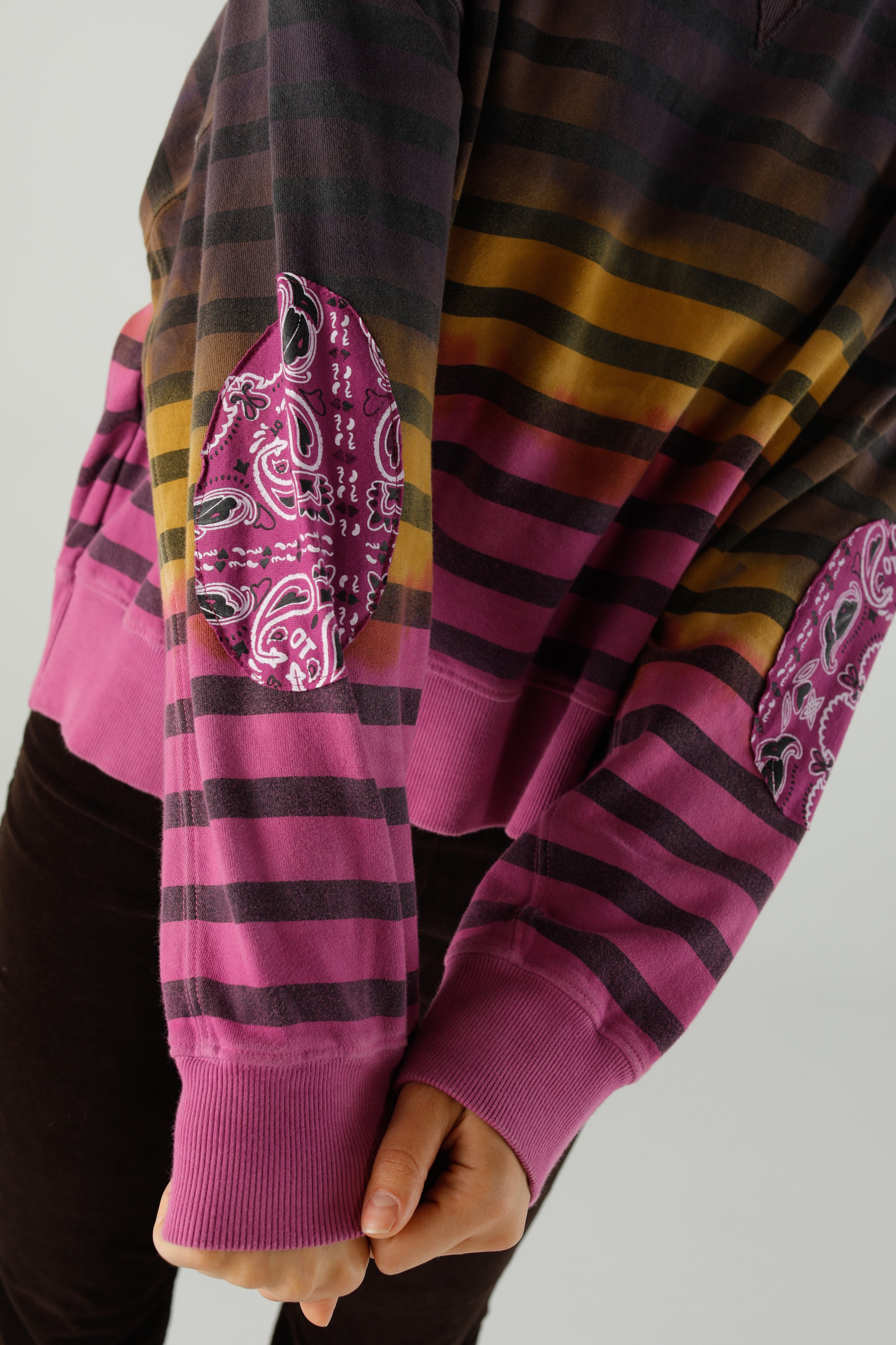 Cocoa Stripe Sweat