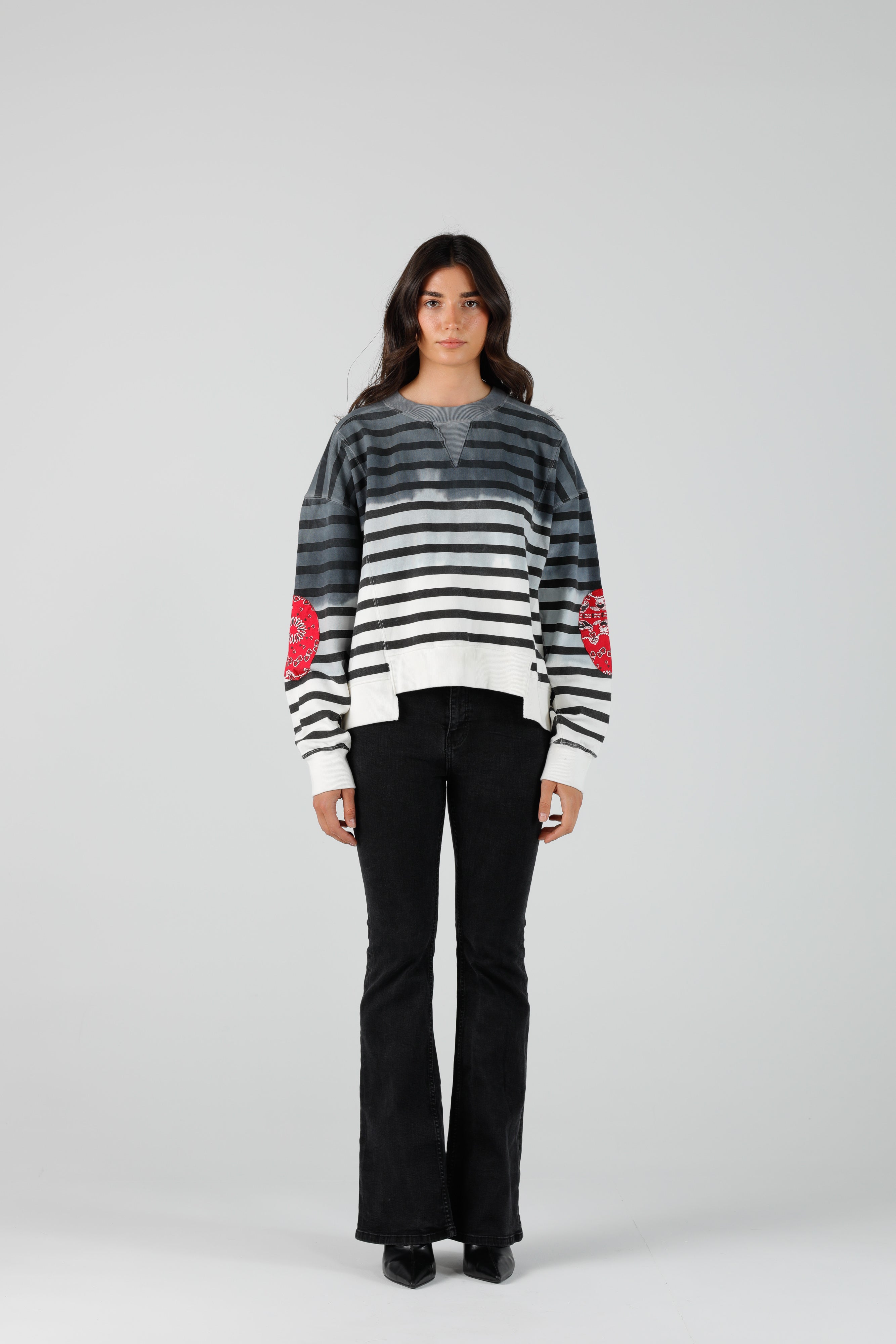 Slate Stripe Sweat