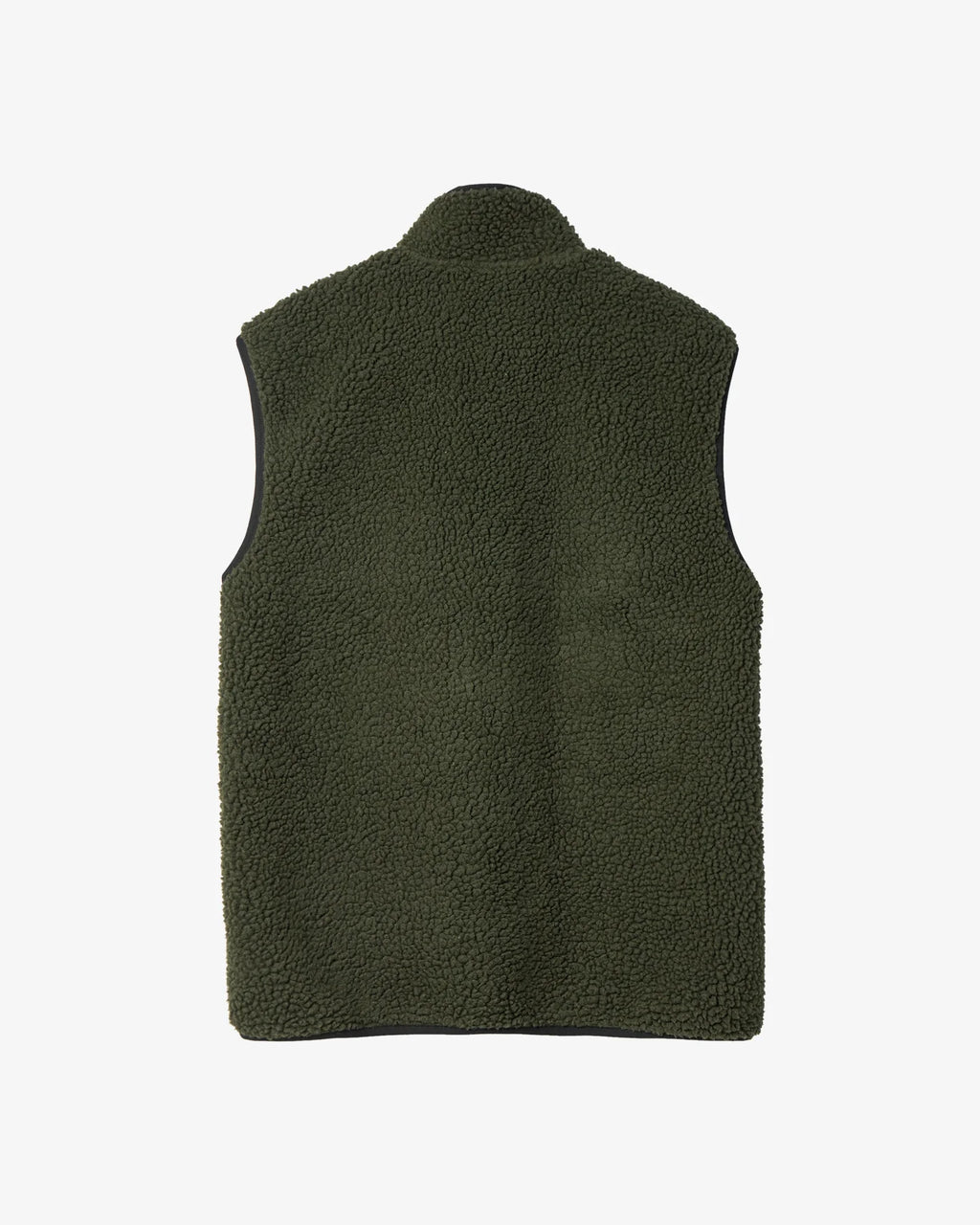 Army Green Pile Waistcoat