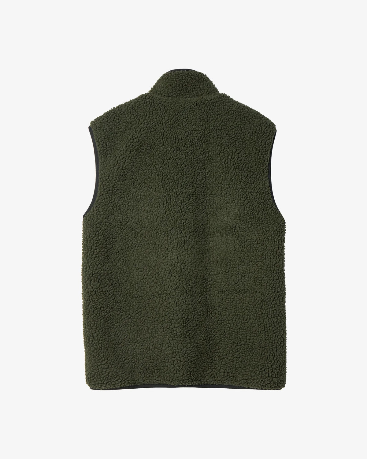 Army Green Pile Waistcoat