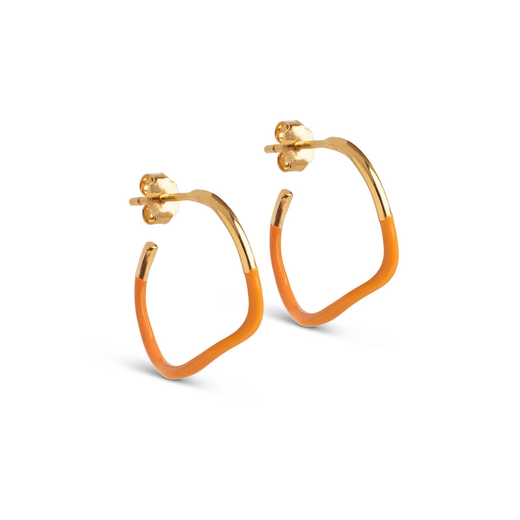 Orange Sway Hoops