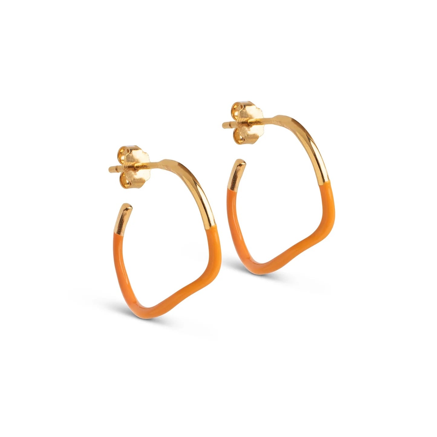 Orange Sway Hoops