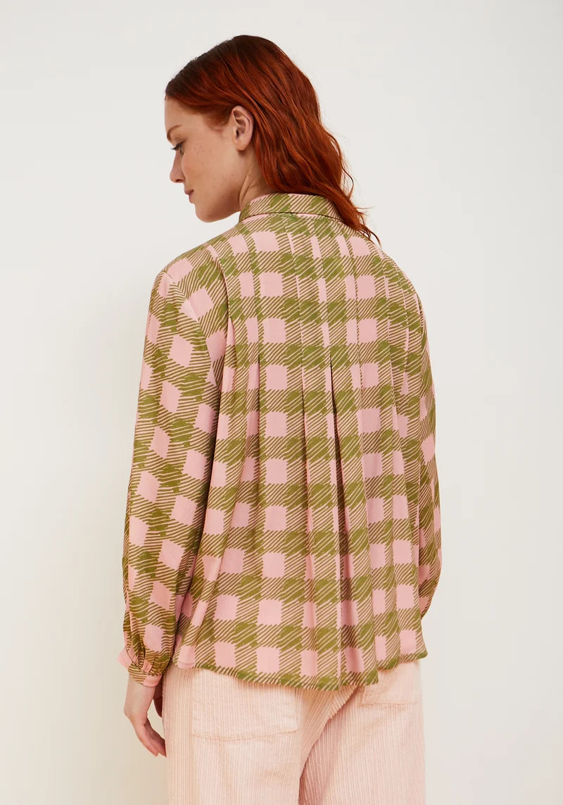 Pink Check Shirt