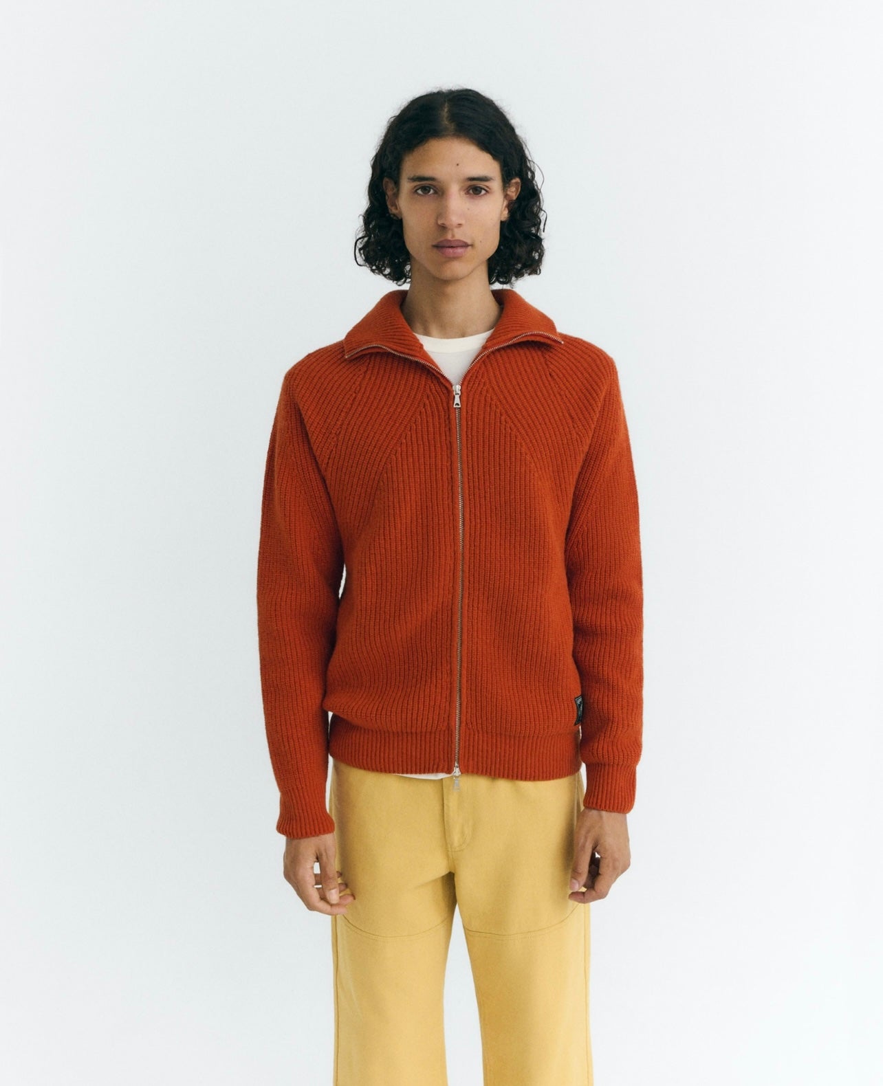 Apricot Knitted Sweater
