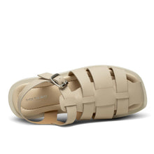 Krista Off White Fisherman Leather Sandal