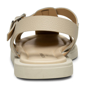 Krista Off White Fisherman Leather Sandal