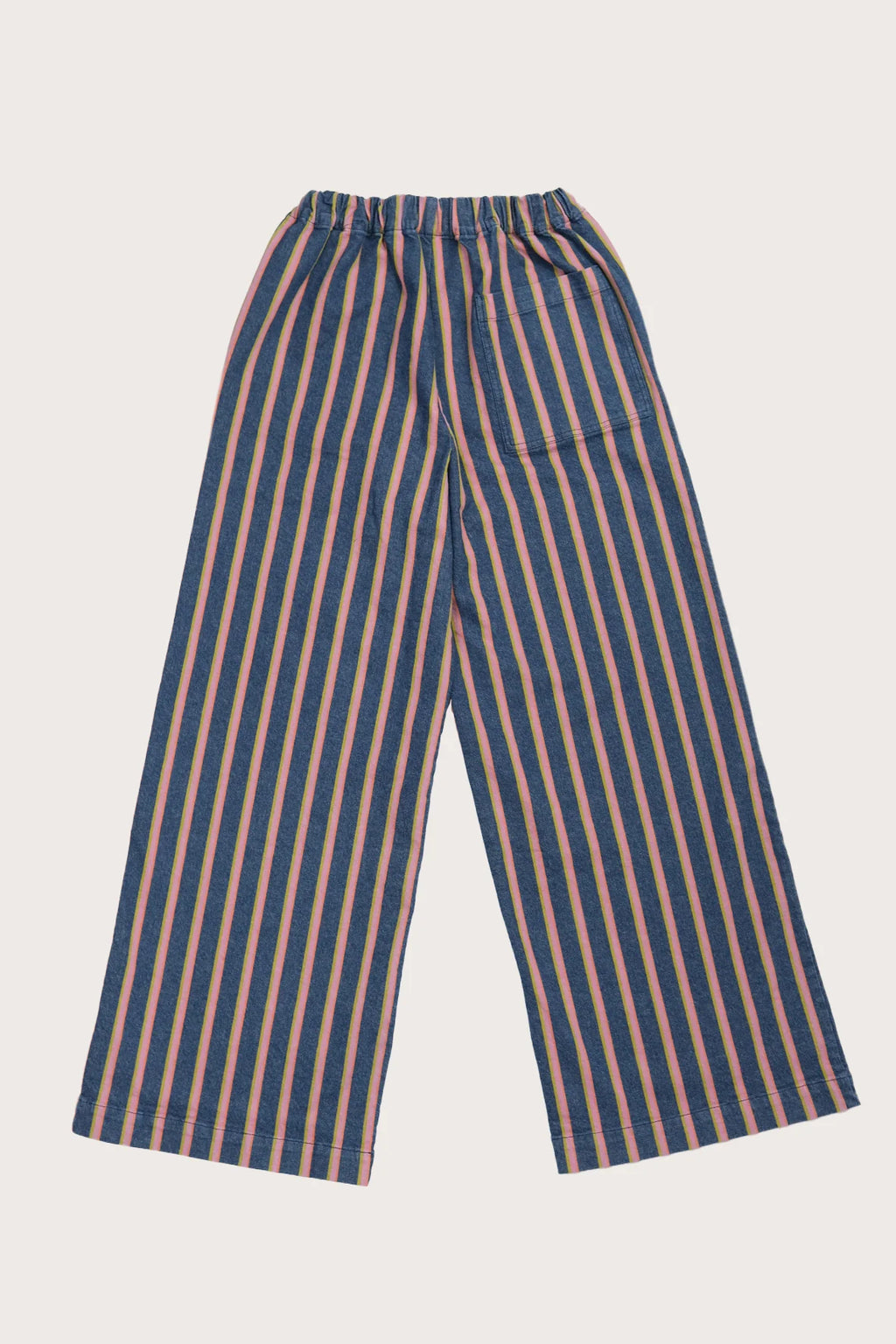 Ever Wide Leg Denim Stripe Trousers