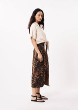 Leopard Print Jean Skirt -Last One (size Small)