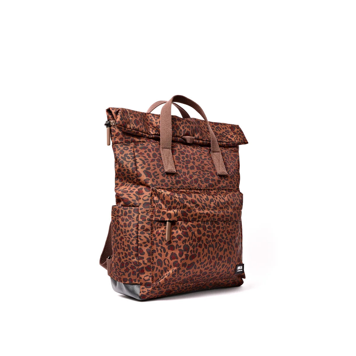 Medium Canfield Roll Top Backpack in Mini Leopard