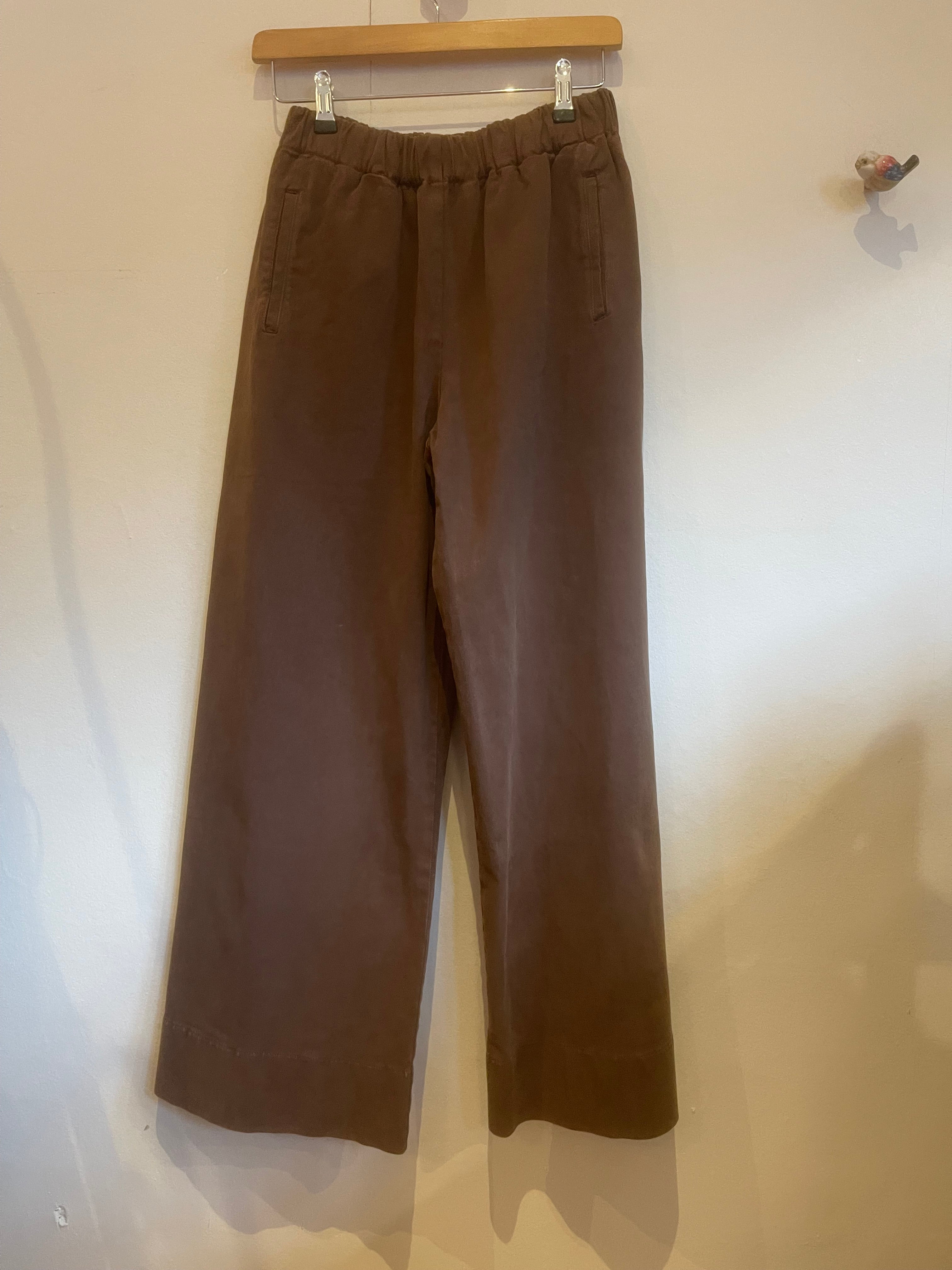 Chocolate Wide Leg Trousers