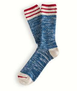 Nautical Turn Oceanside Blue Socks (39-45)