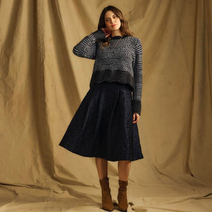 Maritime Blue Knit Jumper