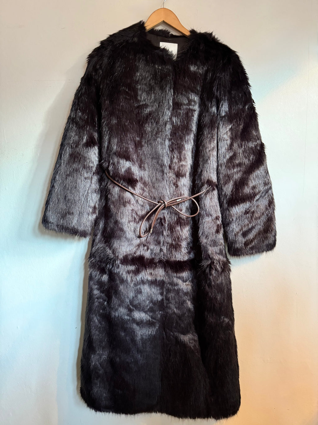 Chocolate Faux Fur Coat