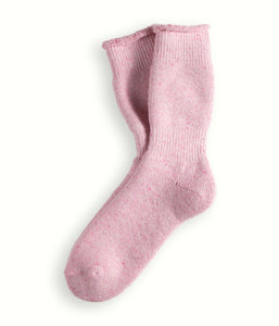 Outdoor Collection Recycled Wool Light Pink Socks (39-45)- Last Chance