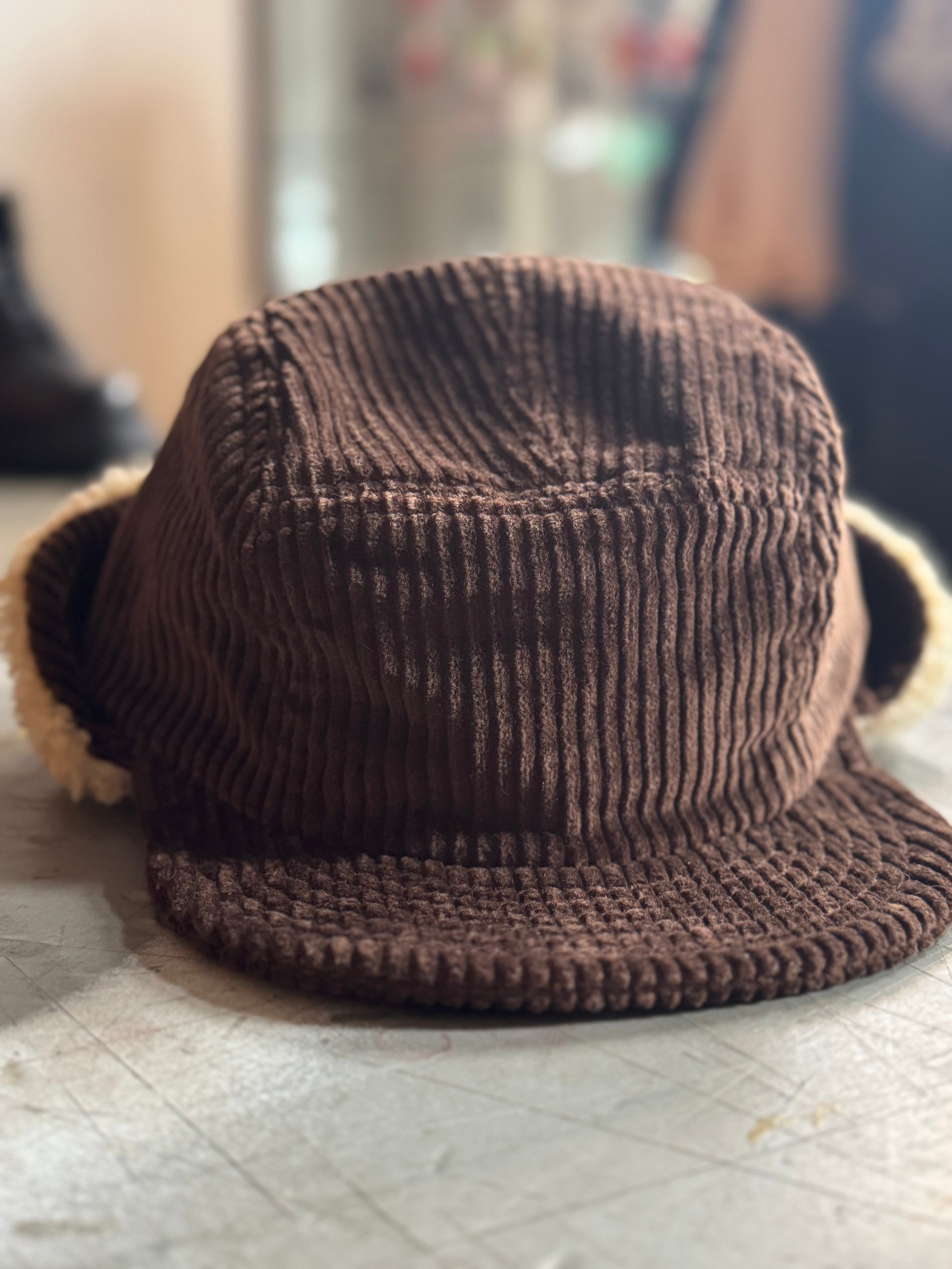 Brown Cord Cap