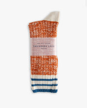 Nautical Turn Oceanside Orange Socks (39-45)