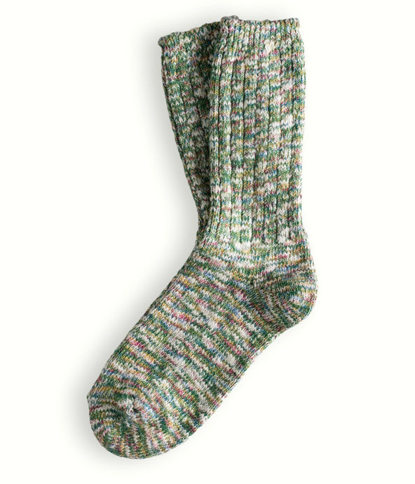 Flamme Collection Glint Light Green Socks (39-45)