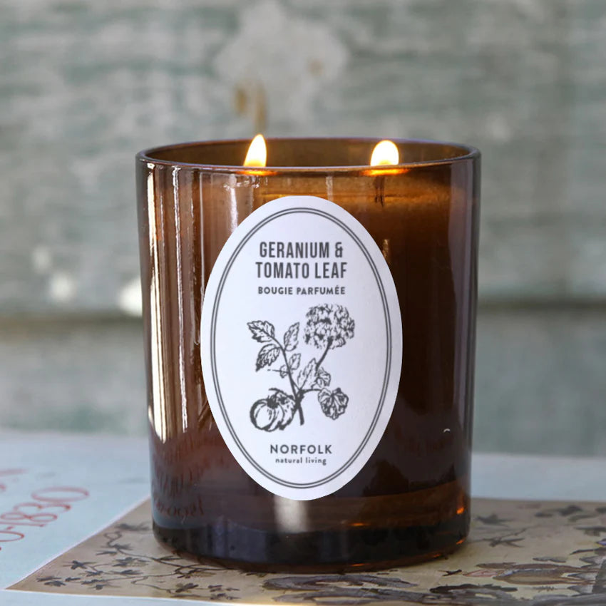 Geranium & Tomato Leaf Botanical Candle