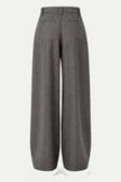 Oversized Herringbone Wool Pants