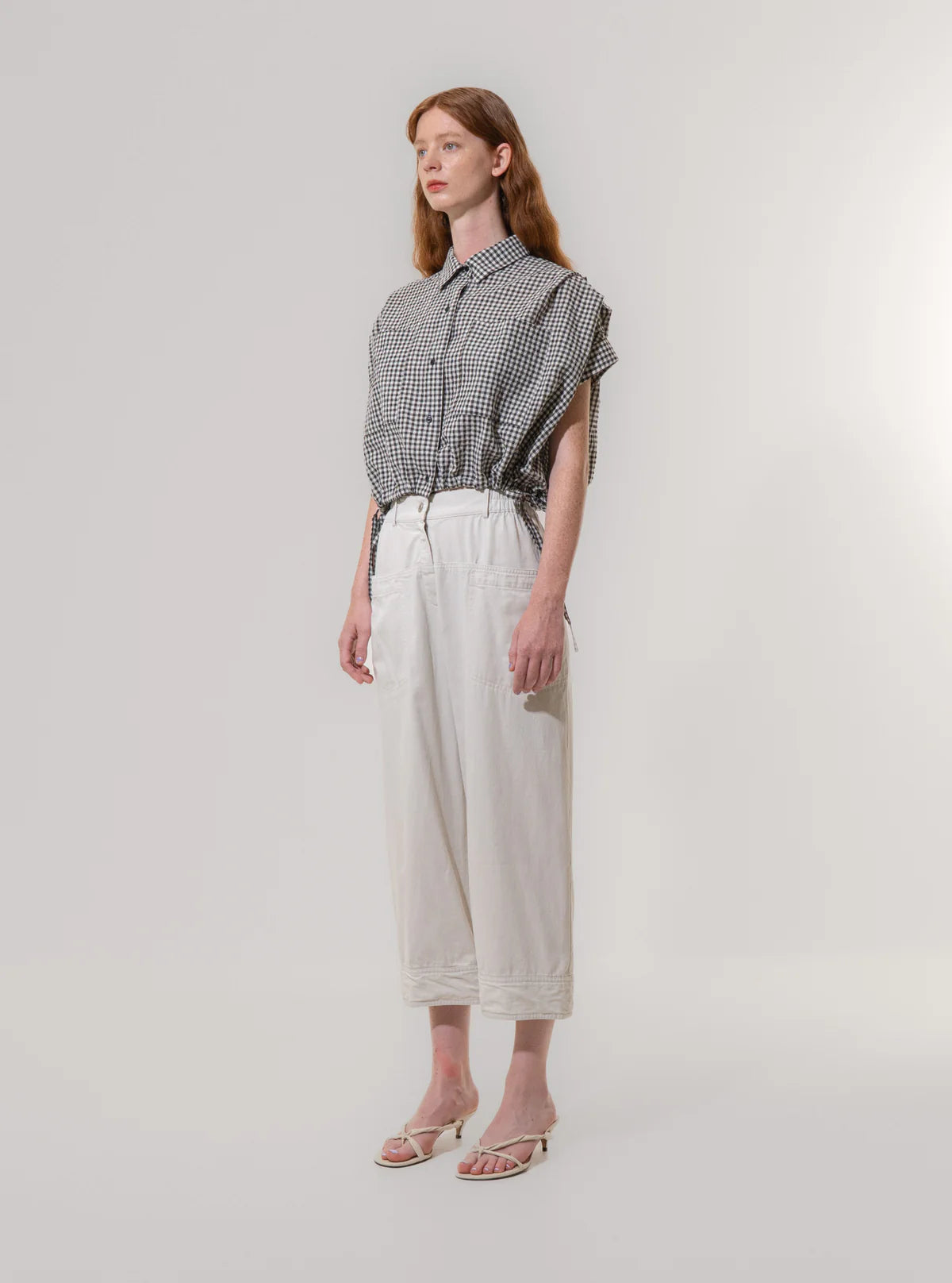 Light Grey Utility Relax Trousers
