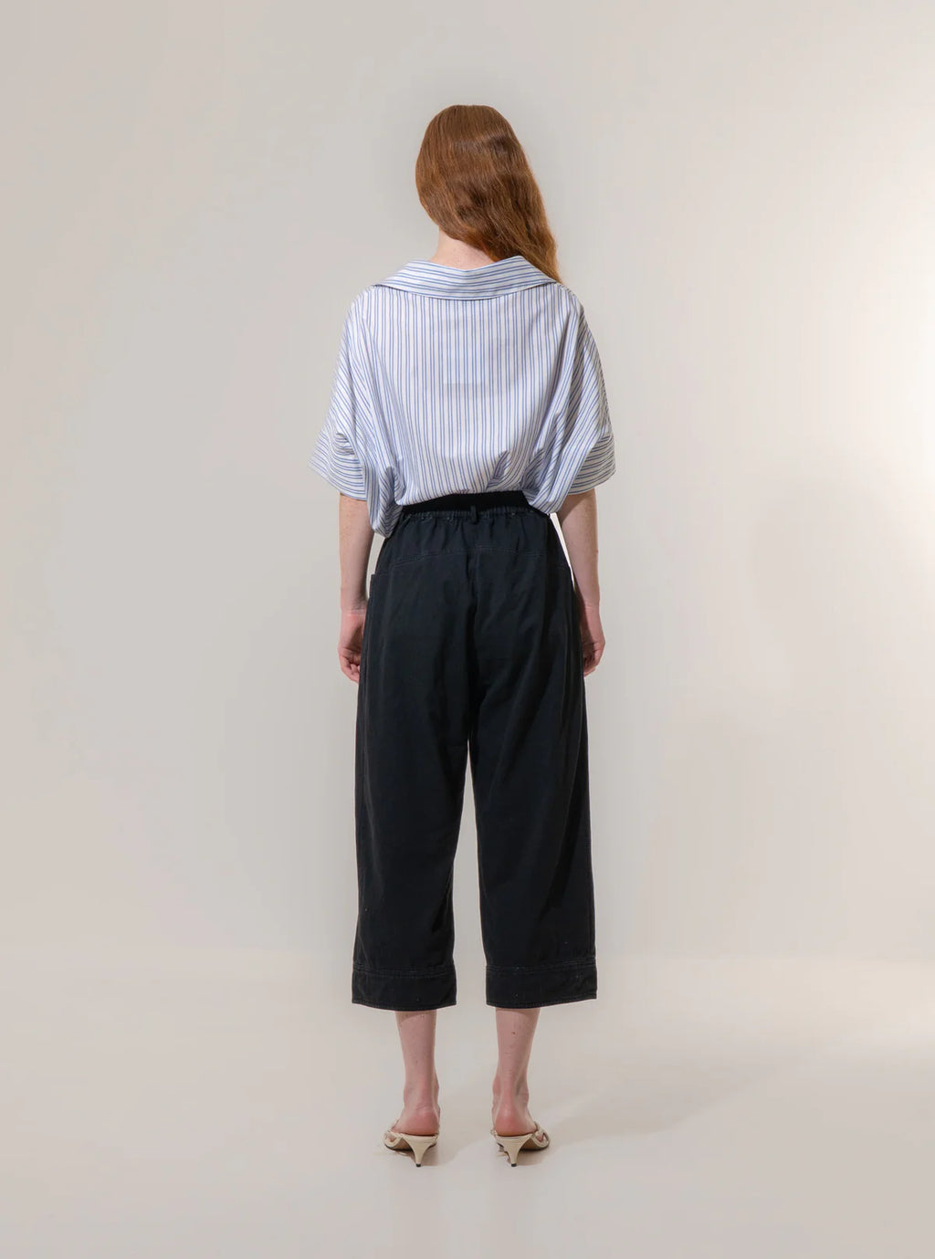 Black Utility Relax Trousers