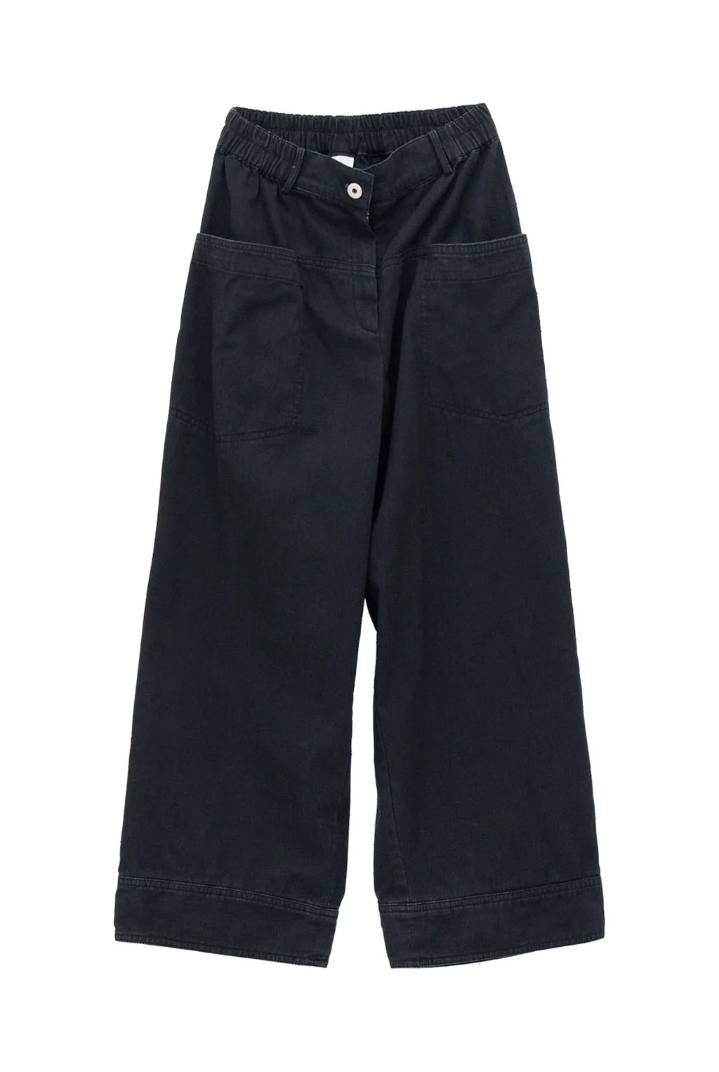 Black Utility Relax Trousers