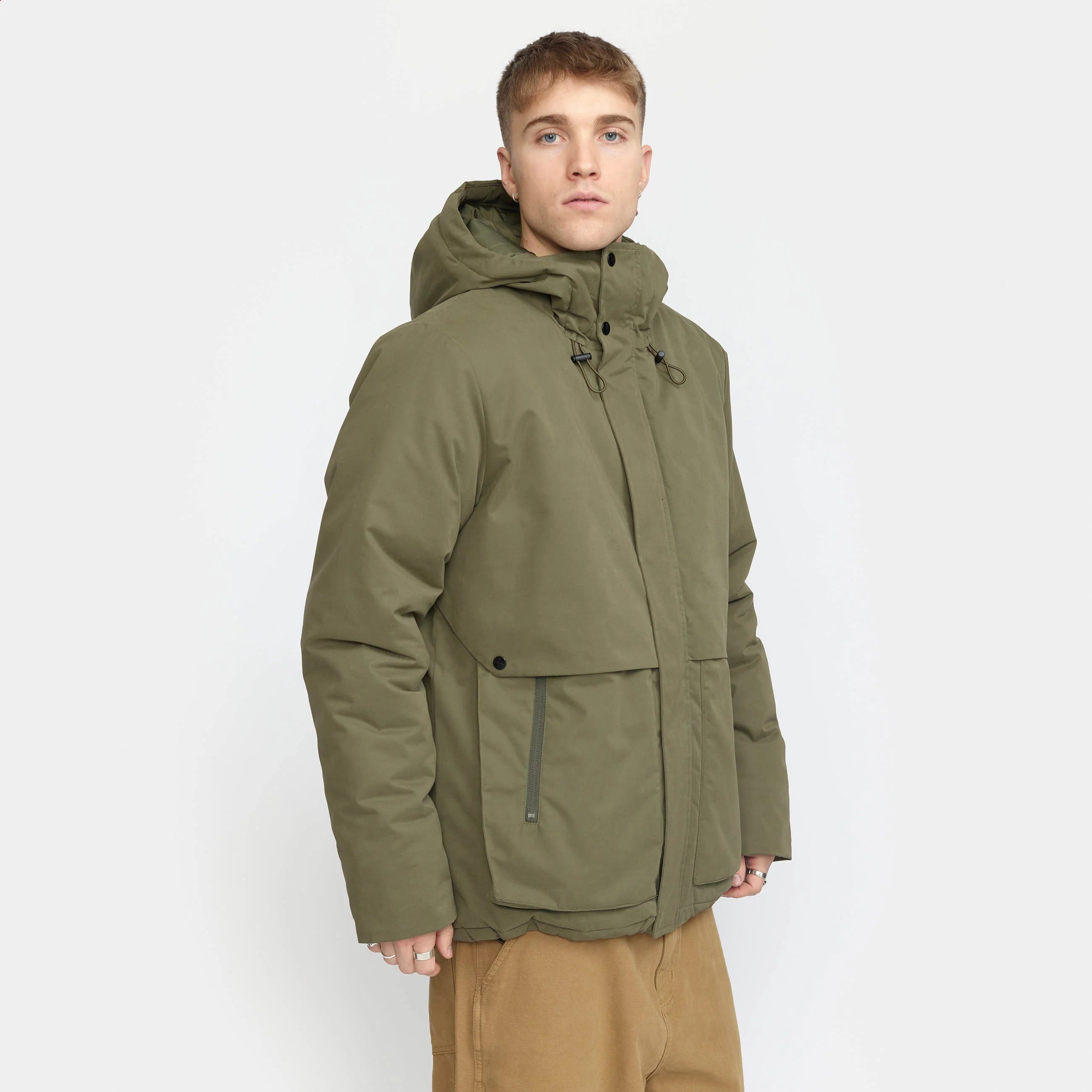 Army Green Padded Hiker Jacket - Last Chance (size Large)