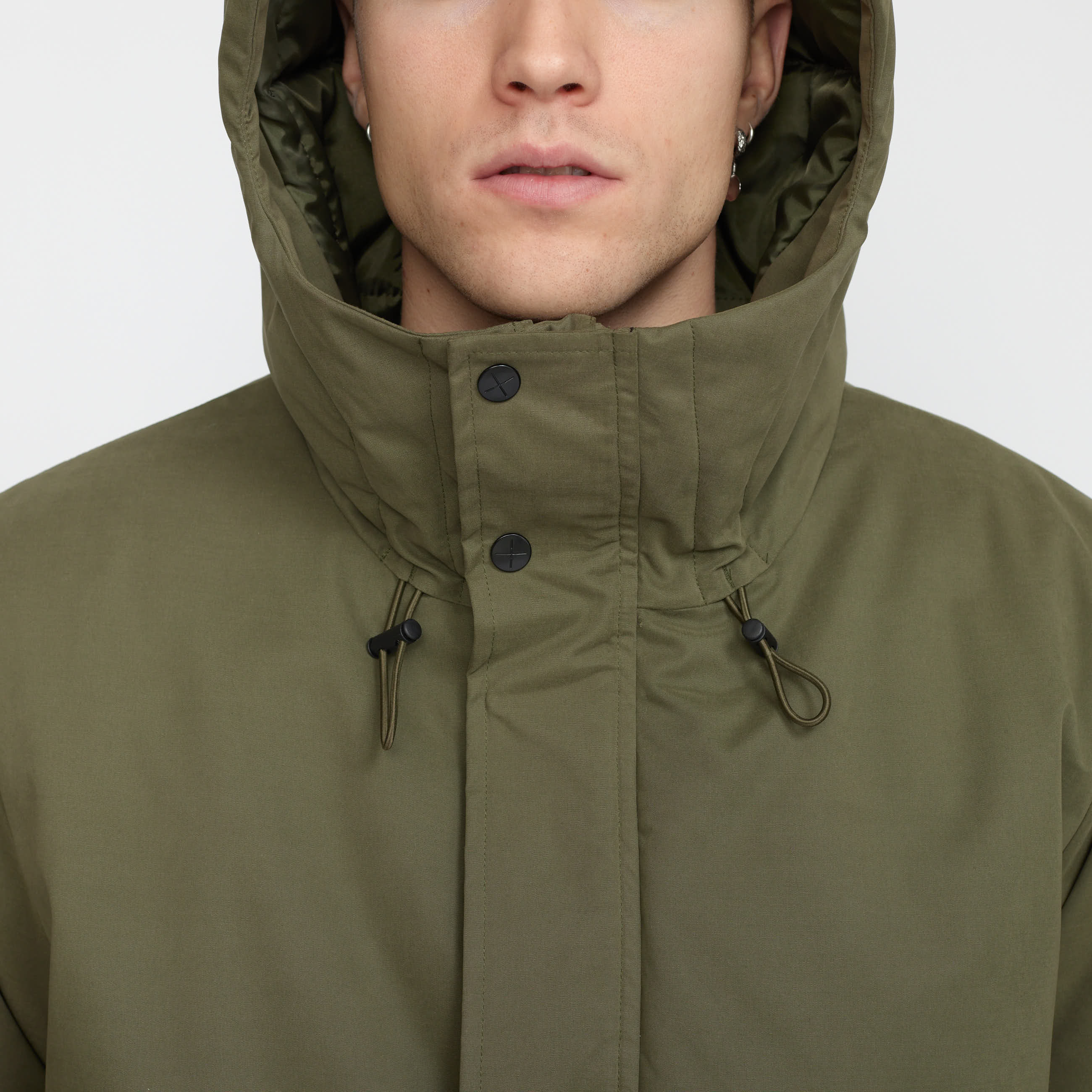 Army Green Padded Hiker Jacket - Last Chance (size Large)