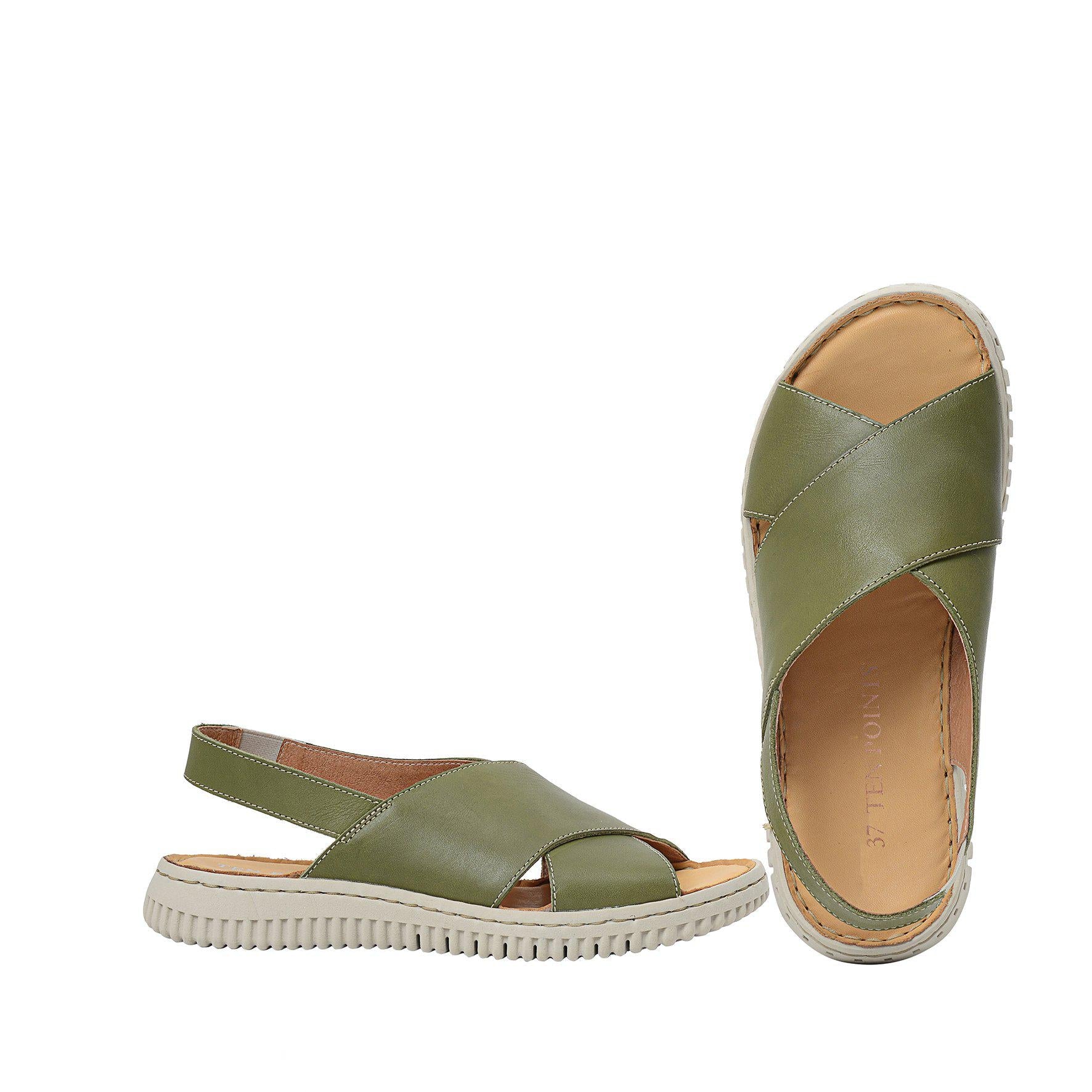Khaki Soft Sandals - size 37 only
