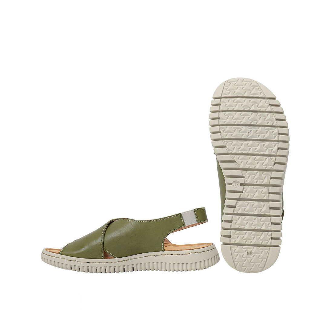 Khaki Soft Sandals - size 37 only