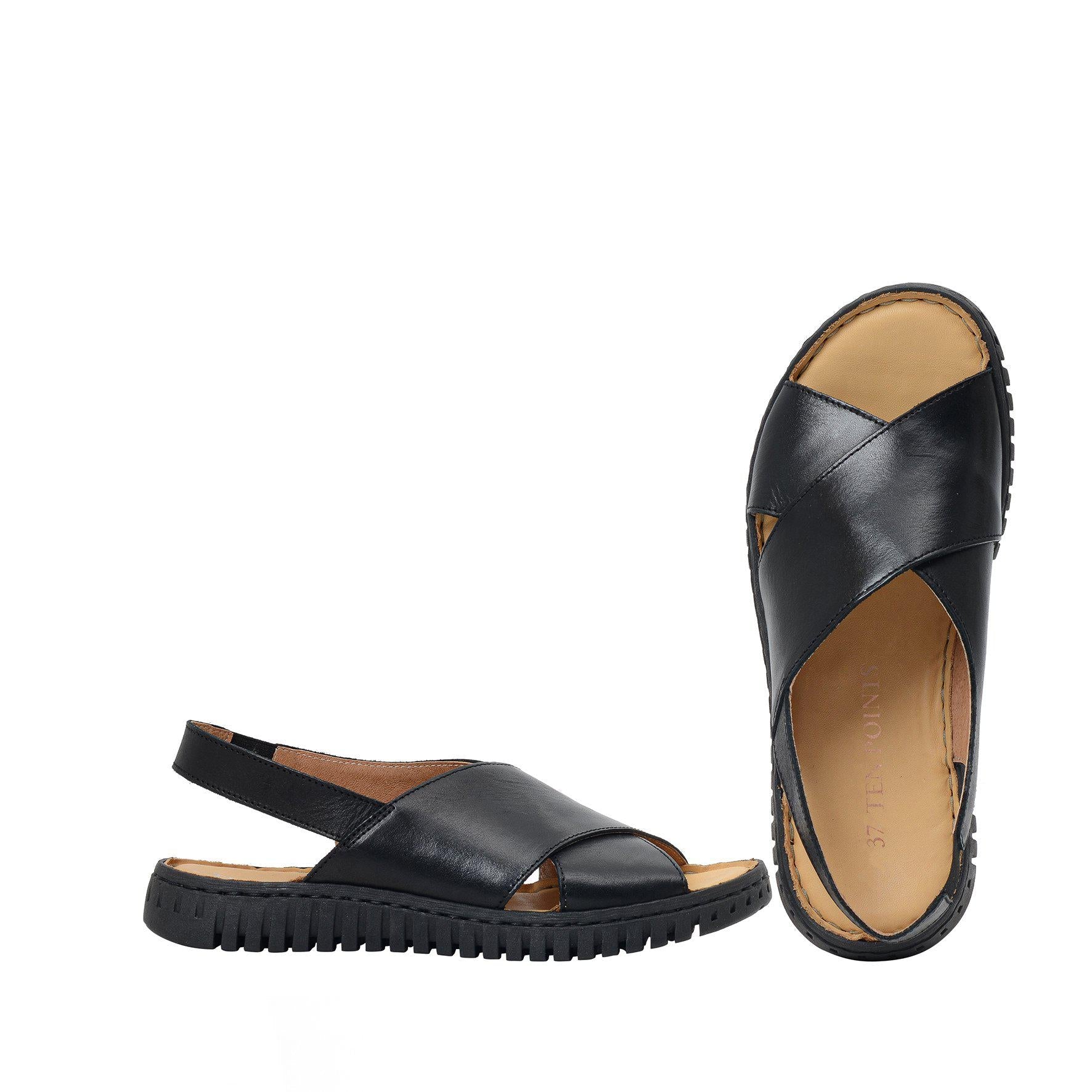 Black Soft Sandals - Last One size 40