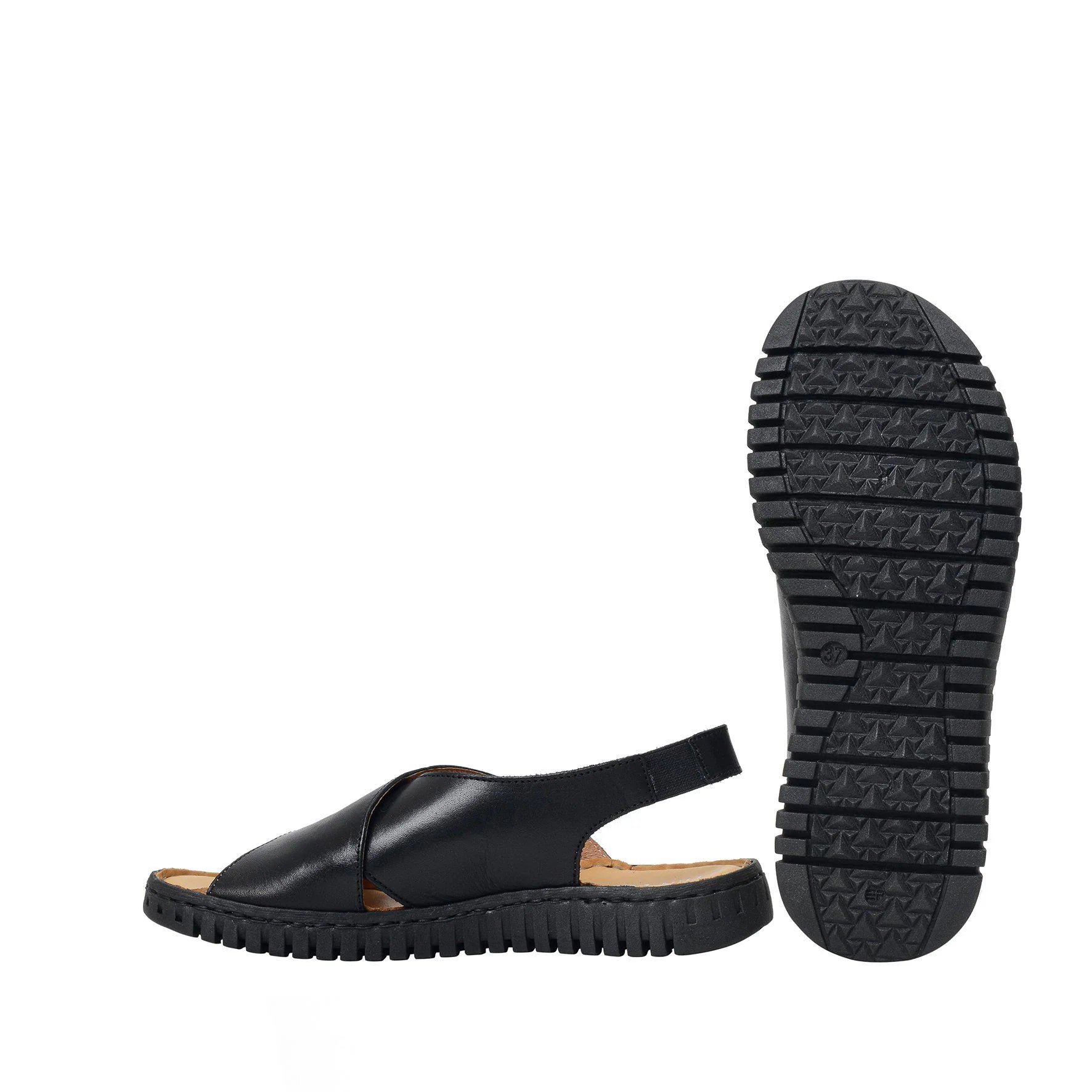 Black Soft Sandals - Last One size 40