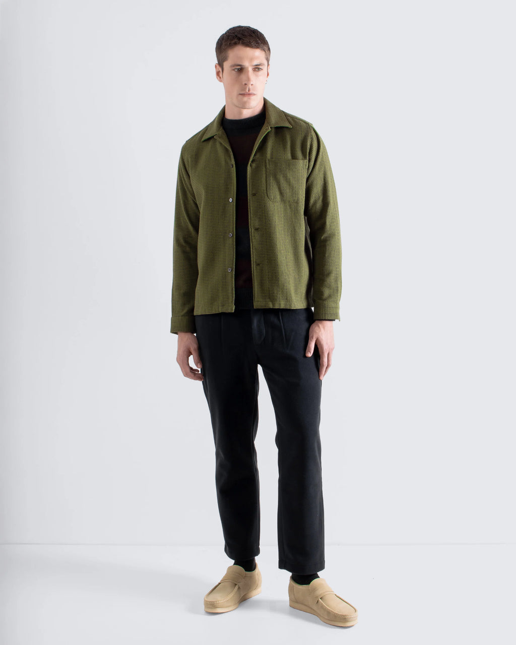 Green Dobby Busey Shirt