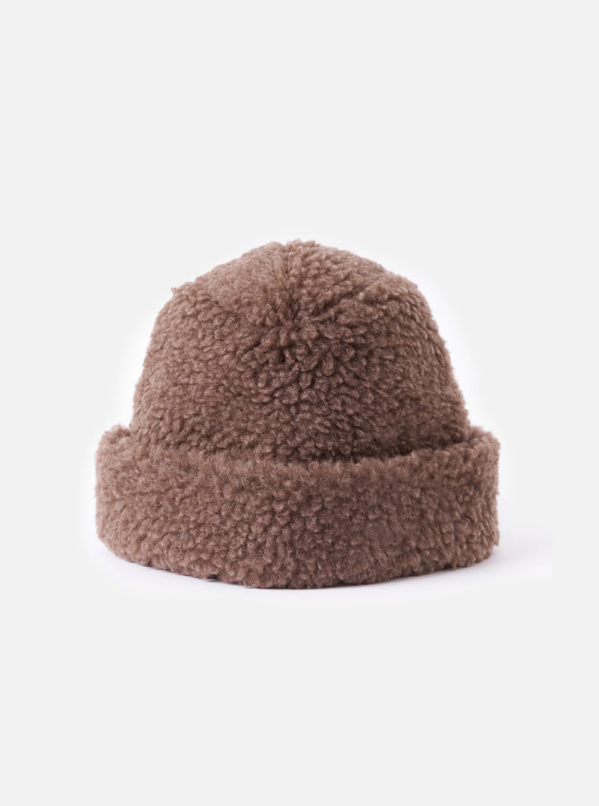 Brown Boa Toque Hat