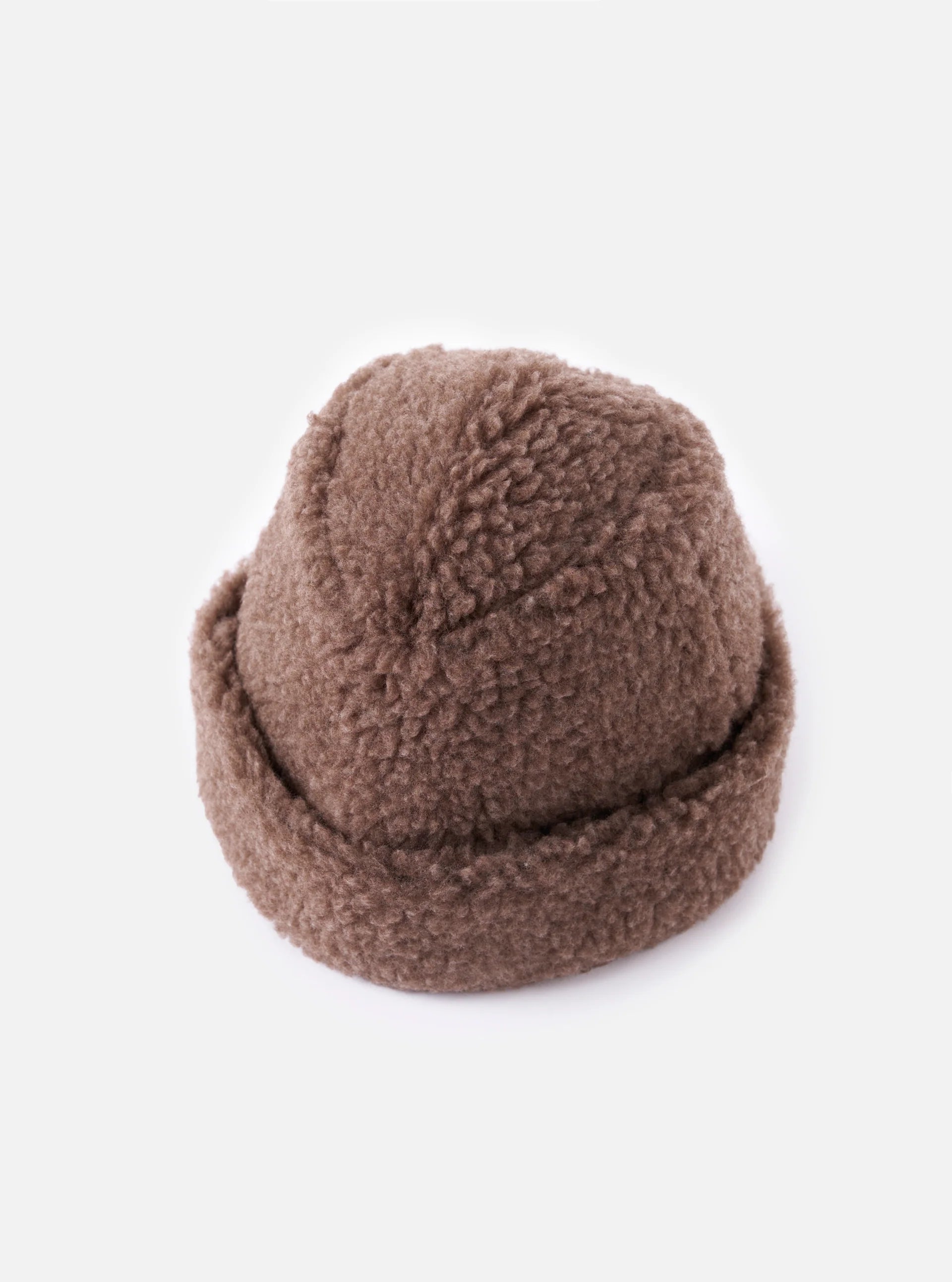 Brown Boa Toque Hat