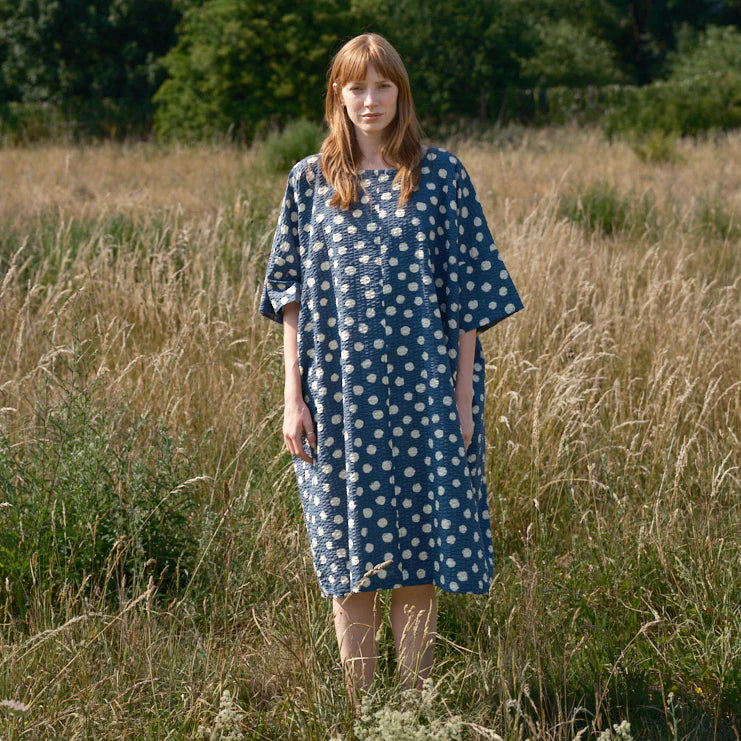 Blue Spot Edie Dress