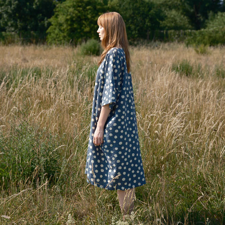 Blue Spot Edie Dress