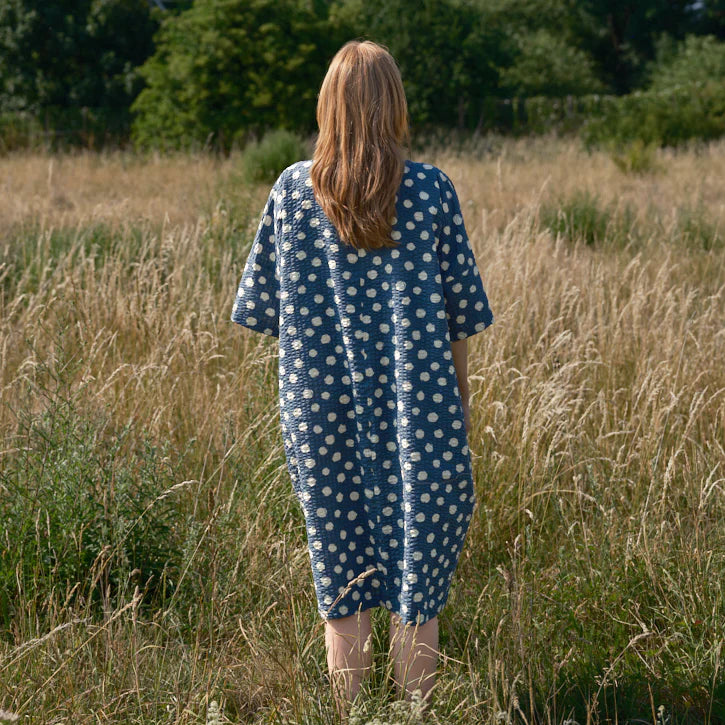 Blue Spot Edie Dress